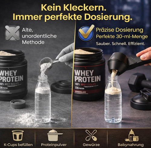 KUBOZN® Mehrzweck-Präzisionslöffel & Trichter für Pulver